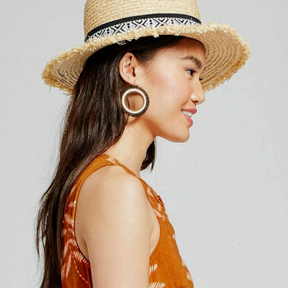 Seed bead earrings